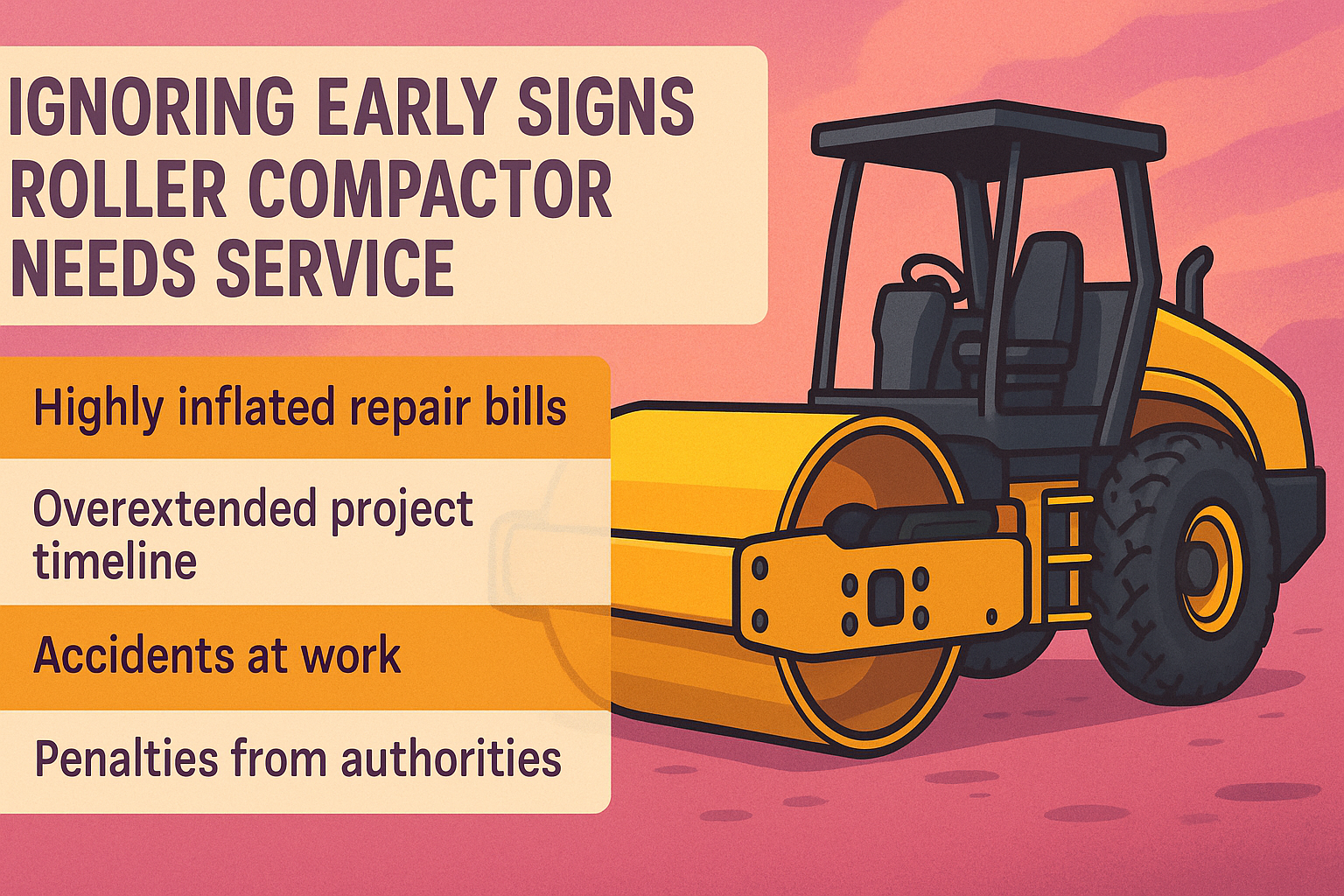 Top 7 Signs Roller Compactor needs Service