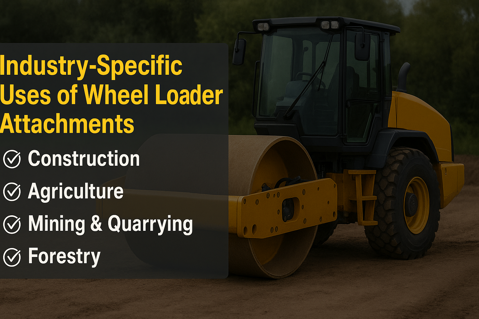Uses of Wheel Loader Attachments