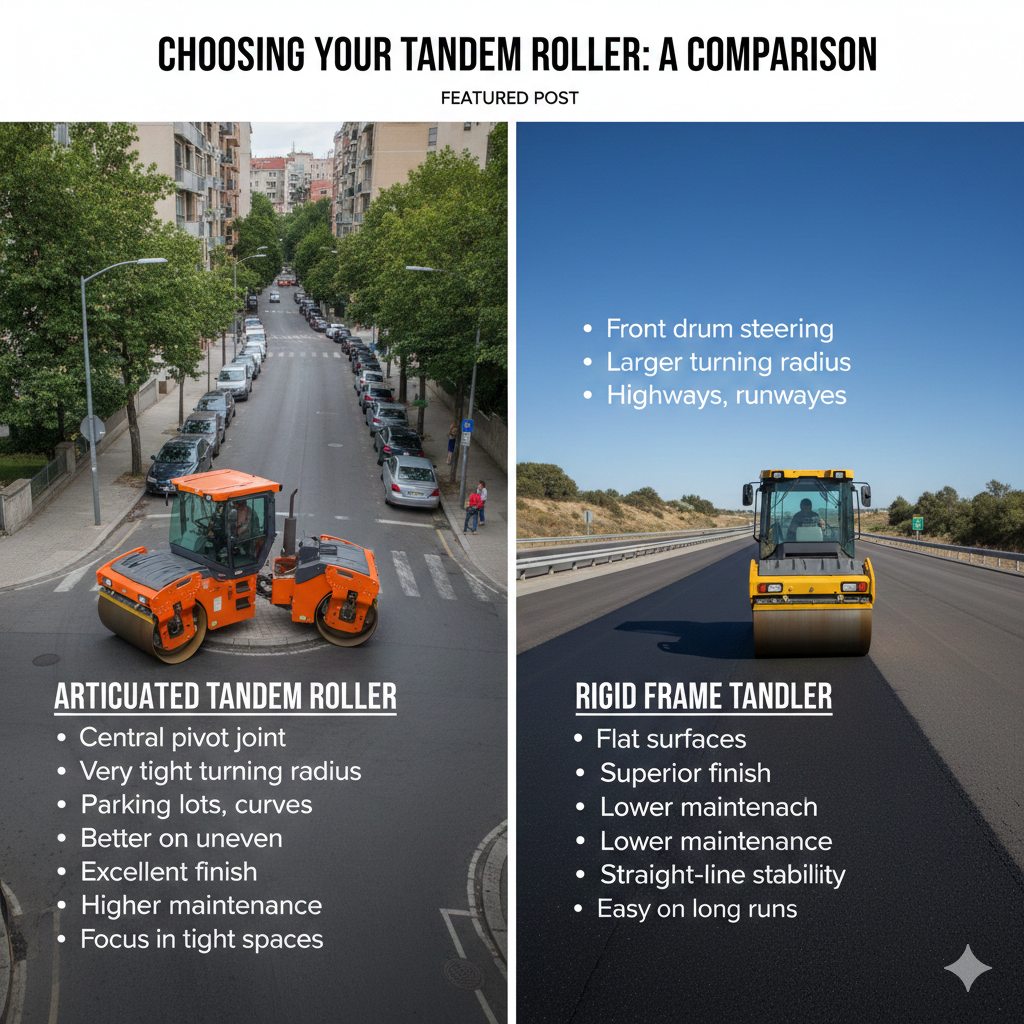 Articulated Tandem Rollers