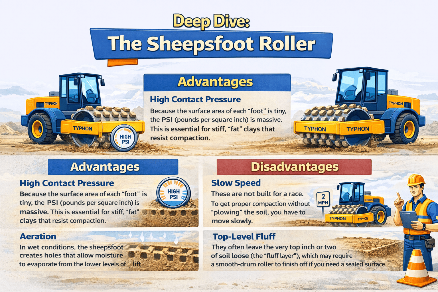 The Sheepsfoot Roller