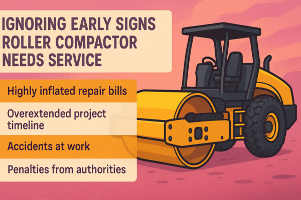 Top 7 Signs Roller Compactor Needs Service Immediately
