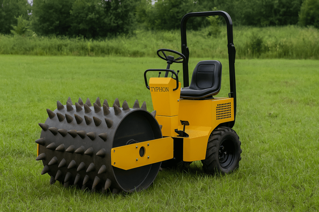 Roller Compactor With Spikes