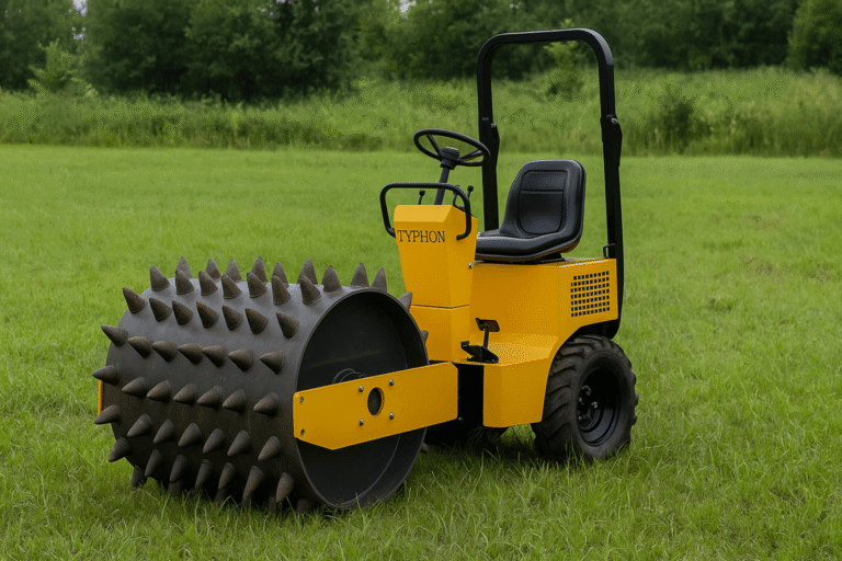 Roller Compactor With Spikes