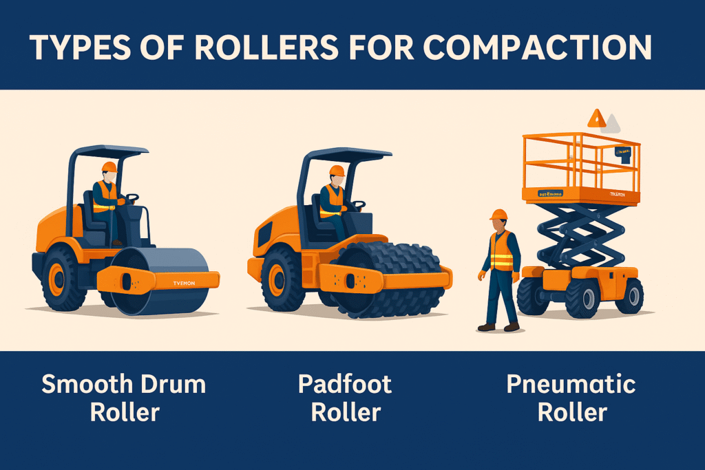 Types of Rollers for Compaction