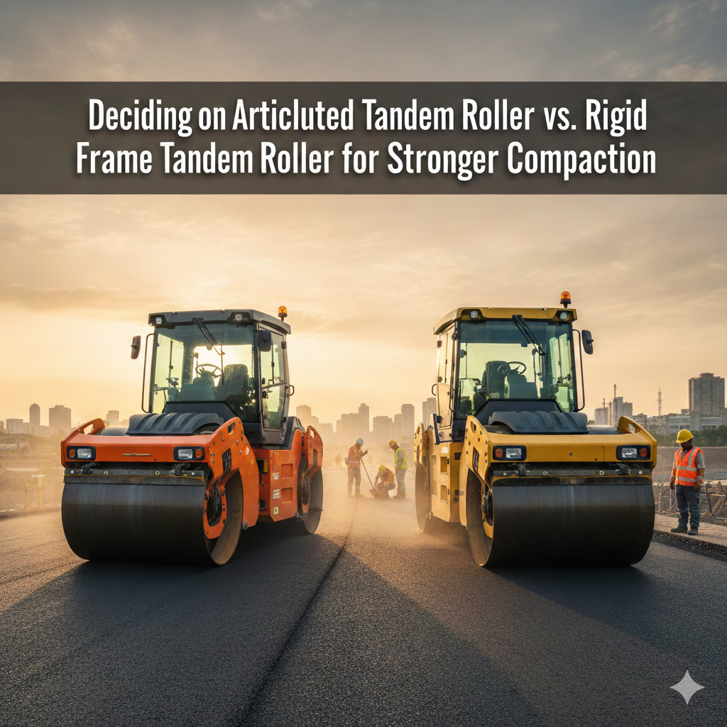 Articulated Tandem Rollers Vs. Rigid Tandem Rollers