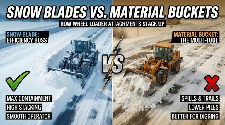 Snow Blades OR Material Handling Buckets