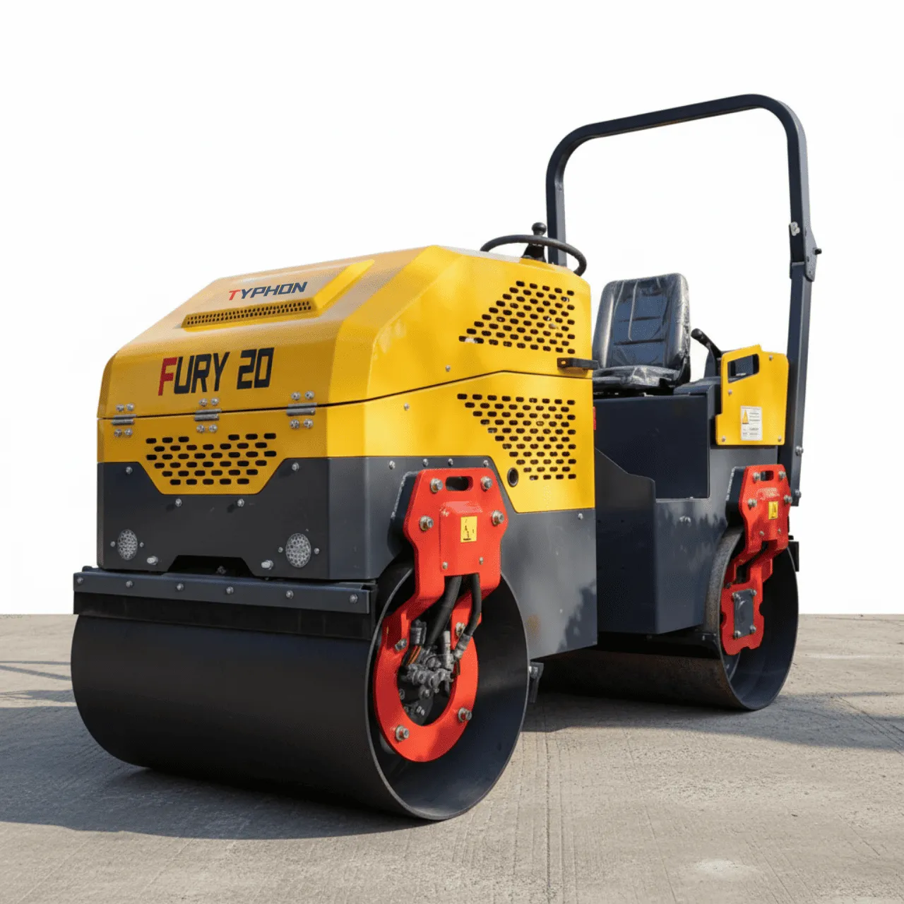 TYPHON FURY 20 Mini Road Roller 2Ton Hydraulic Oil Vibratory B&S 23hp USA engine - Image 24