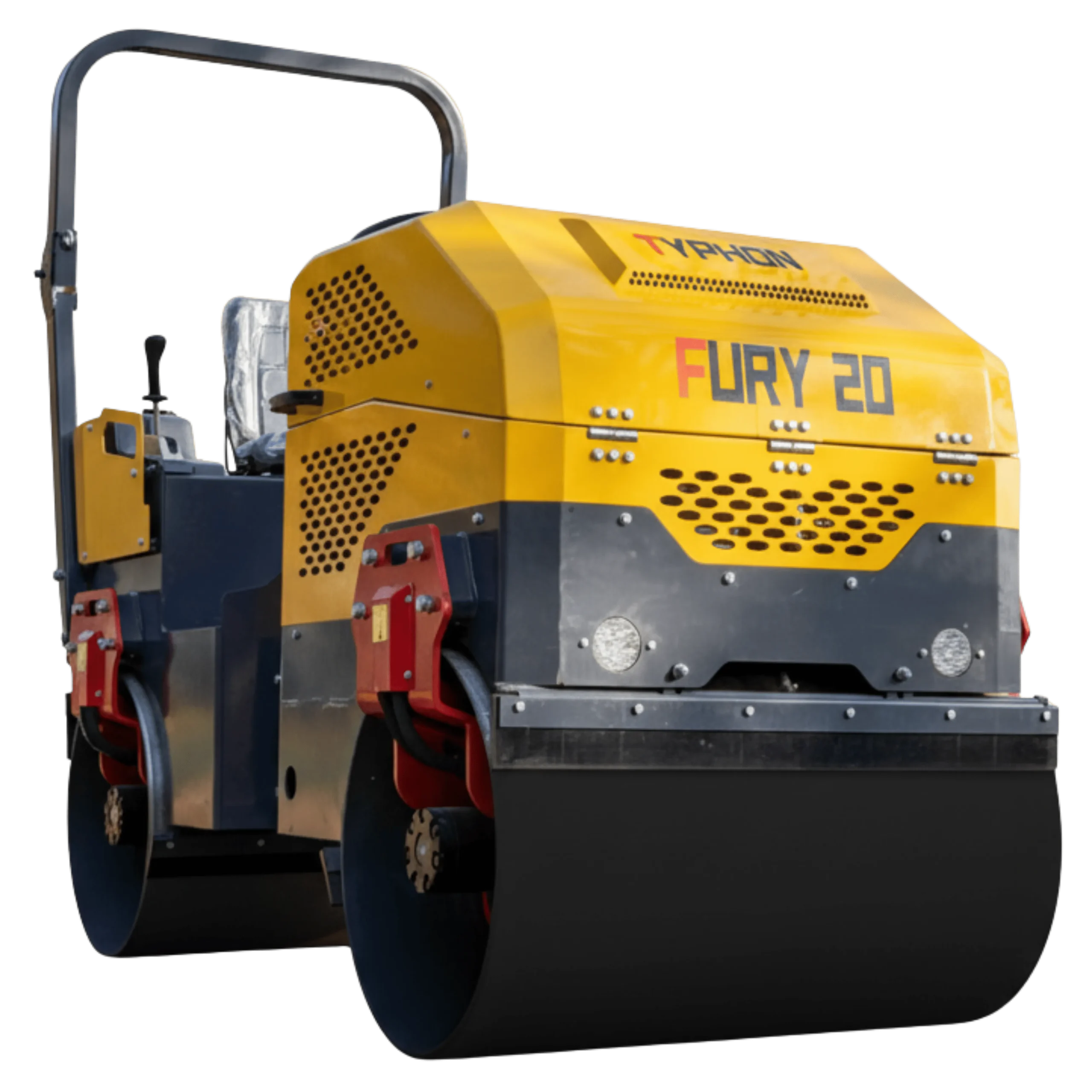 TYPHON FURY 20 Mini Road Roller 2Ton Hydraulic Oil Vibratory B&S 23hp USA engine - Image 30