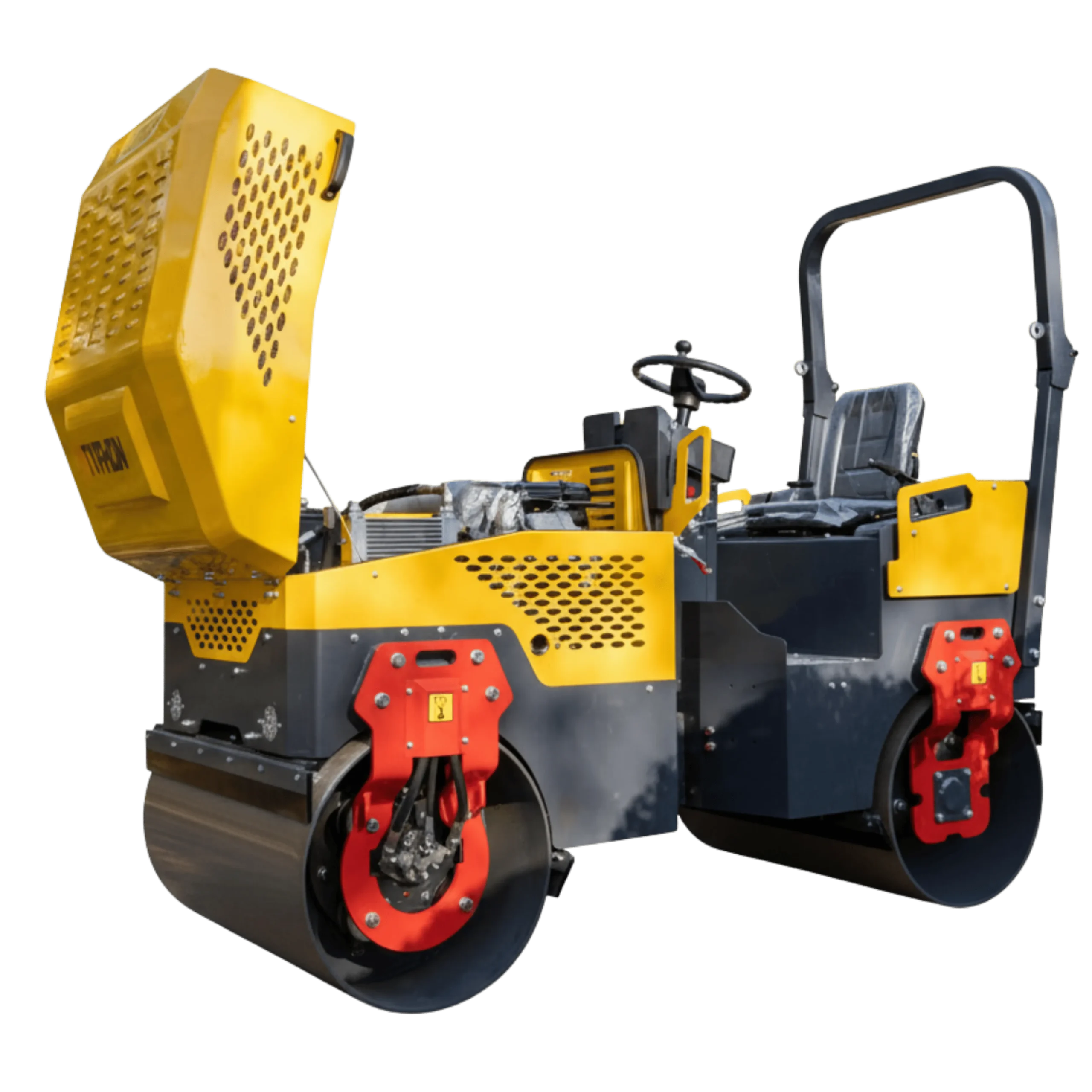 TYPHON FURY 20 Mini Road Roller 2Ton Hydraulic Oil Vibratory B&S 23hp USA engine - Image 26