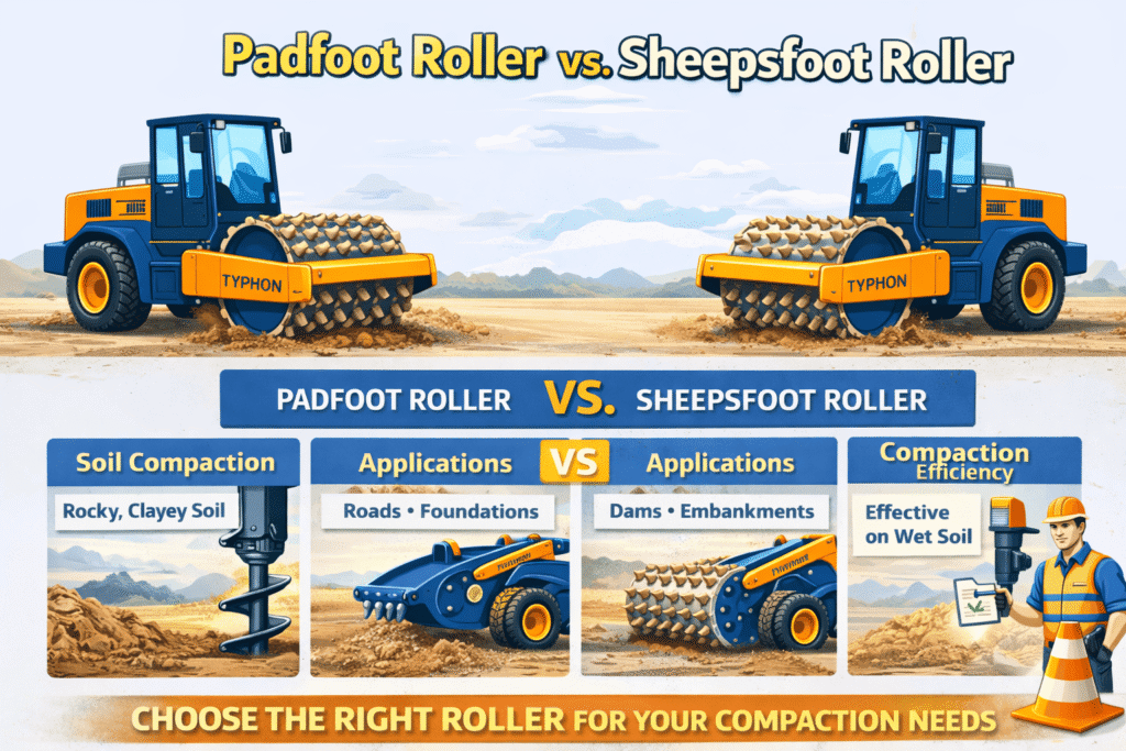 Padfoot Roller vs. Sheepsfoot Roller