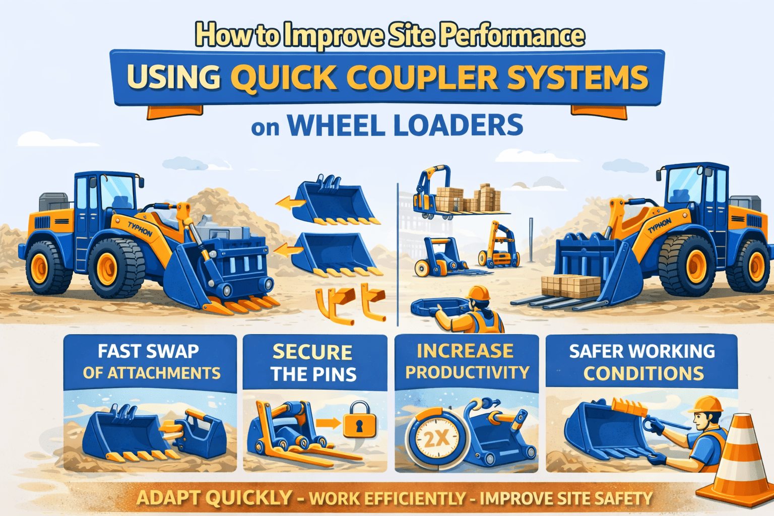 System Loading Wheel Quick Coupler Systems on Wheel Loaders Guide