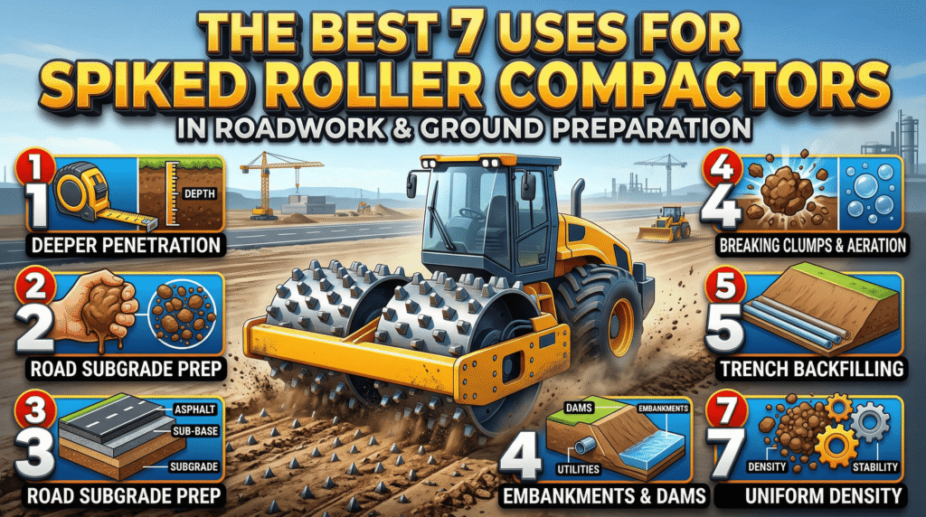 7 Spiked Roller Compactors