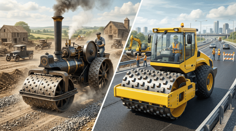 Steam Rollers with Bumpy Drums