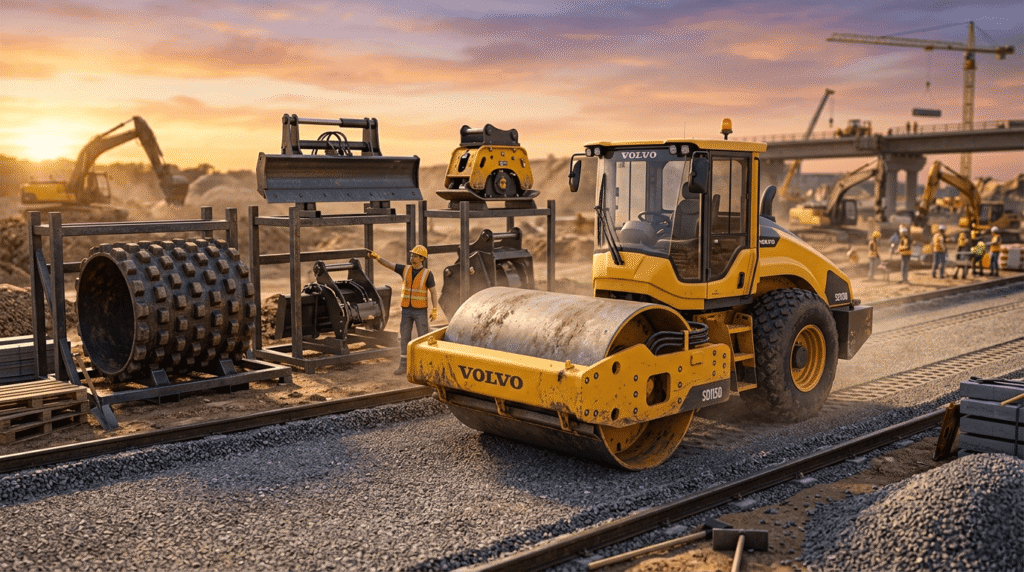 roller compactor attachments