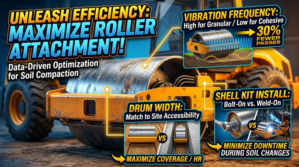 roller compactor attachments Efficiency