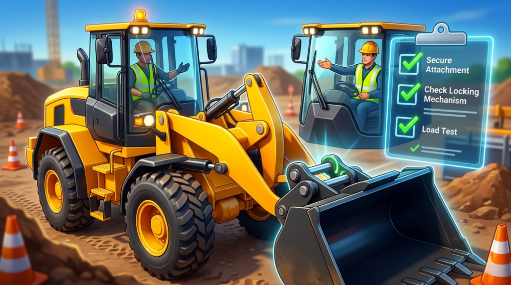 Wheel loader attachments safety checklist: Discover the top 7 tips for proper installation and operation!