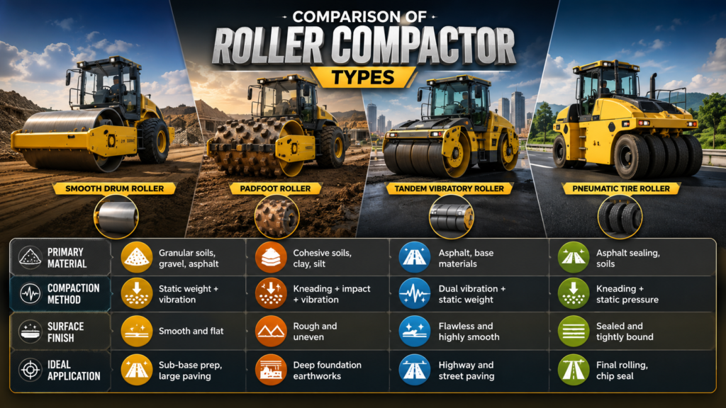 Roller Compactor Online Table