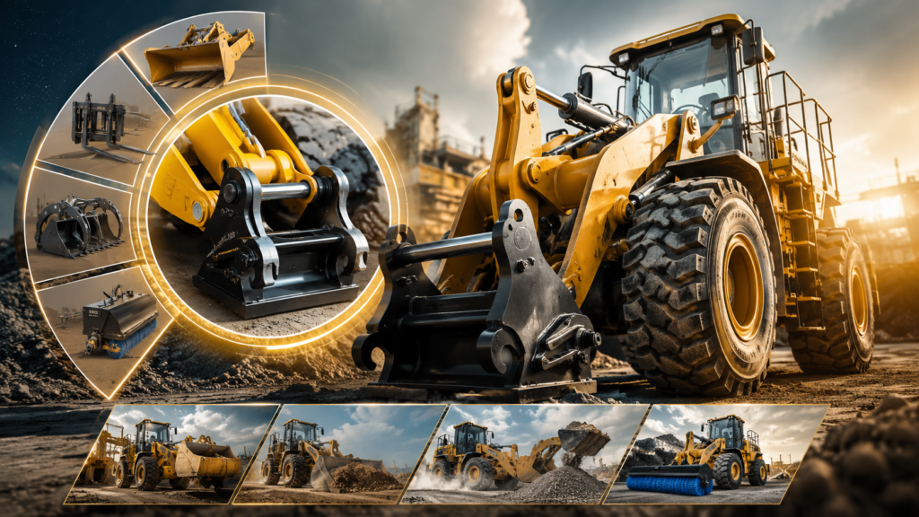 Enhance site performance with Wheel Loader Quick Coupler Systems! Explore techniques!