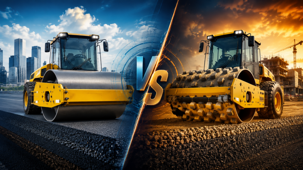 Static vs Vibratory Rollers: Discover which compactor suits your project best!