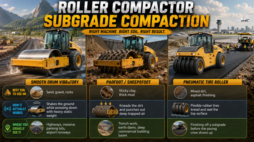 Subgrade Compaction Table