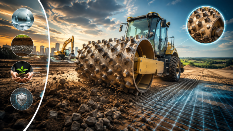 roller compactors with spikes