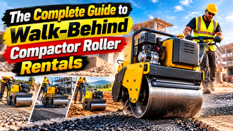 Walk-Behind Compactor Roller Rentals Guide